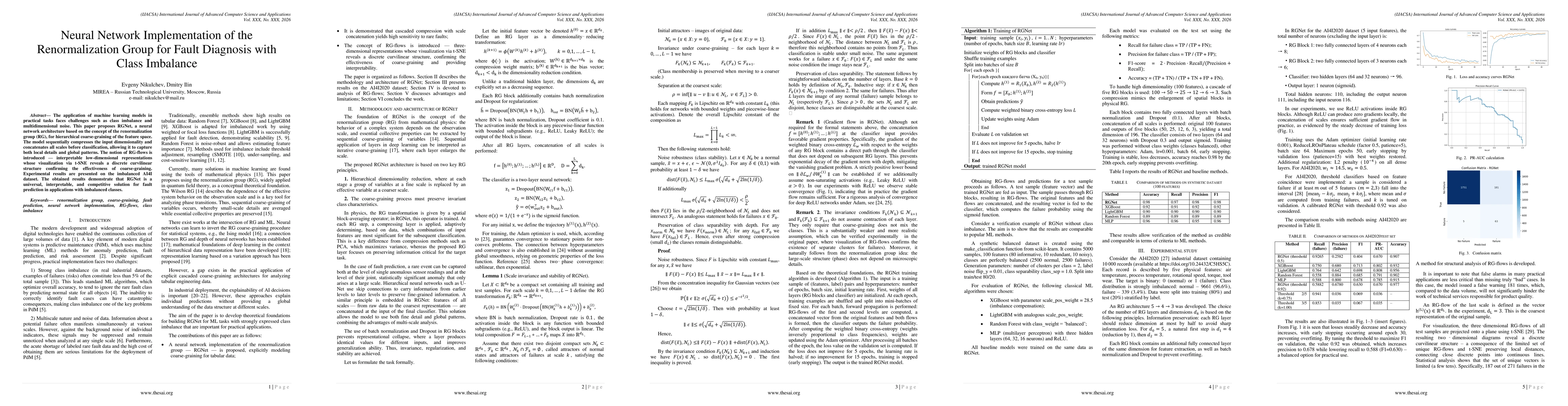 Thumbnail for Neural Network Implementation of the Renormalization Group for Fault Diagnosis with Class Imbalance