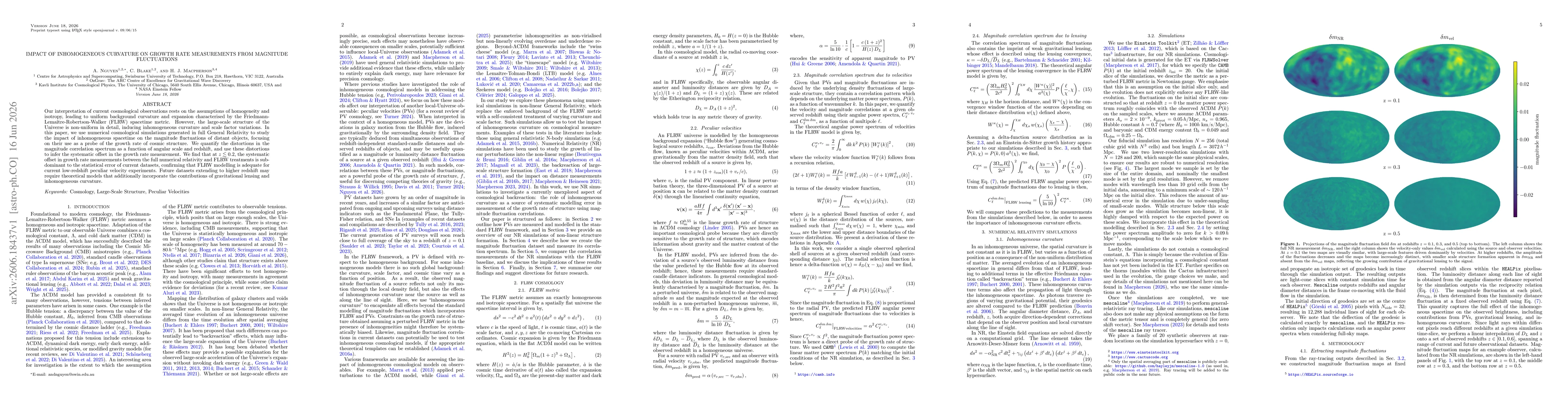 Thumbnail for Impact of inhomogeneous curvature on growth rate measurements from magnitude fluctuations