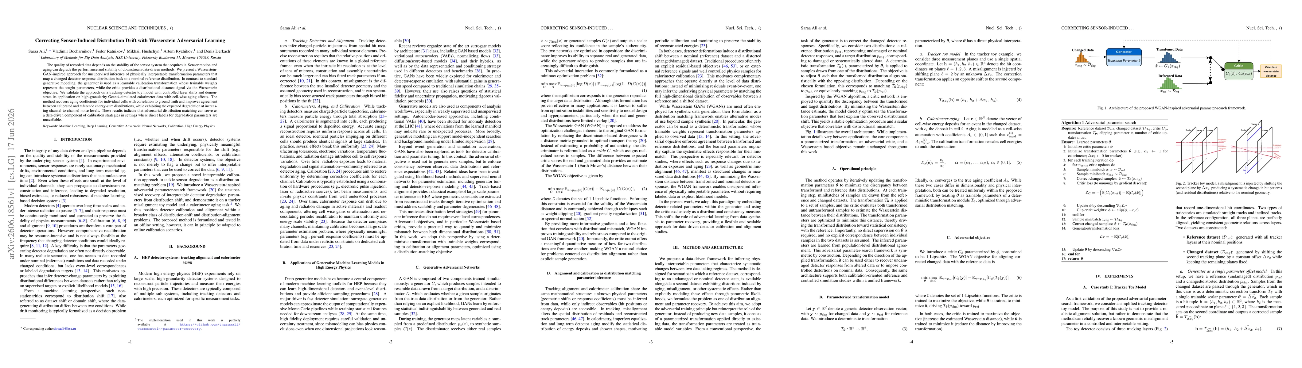 Thumbnail for Correcting Sensor-Induced Distribution Drift with Wasserstein Adversarial Learning