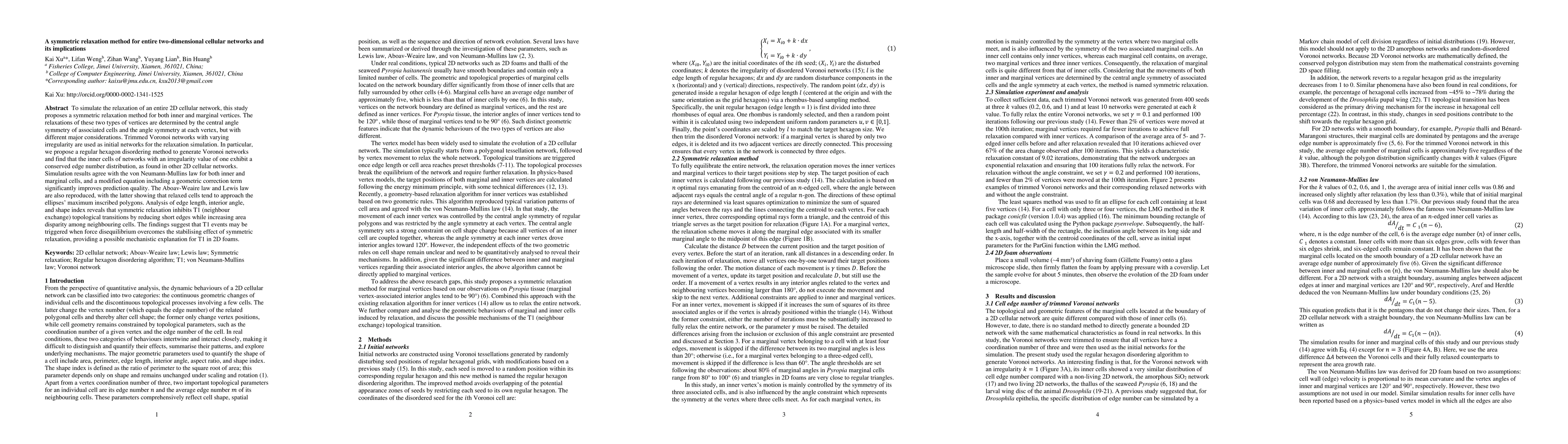 Thumbnail for A symmetric relaxation method for entire two-dimensional cellular networks and its implications
