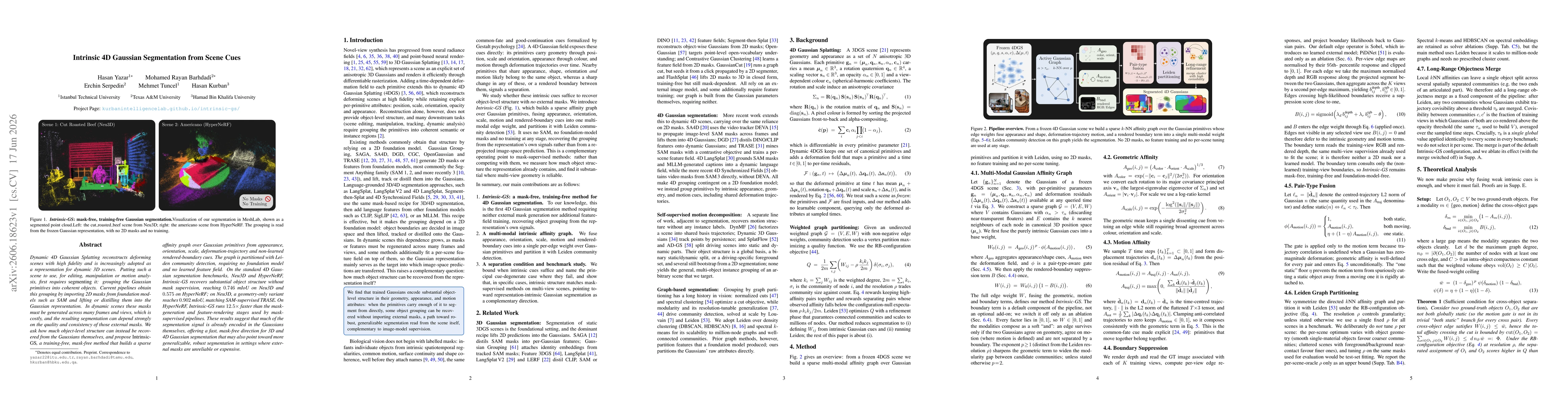 Thumbnail for Intrinsic 4D Gaussian Segmentation from Scene Cues