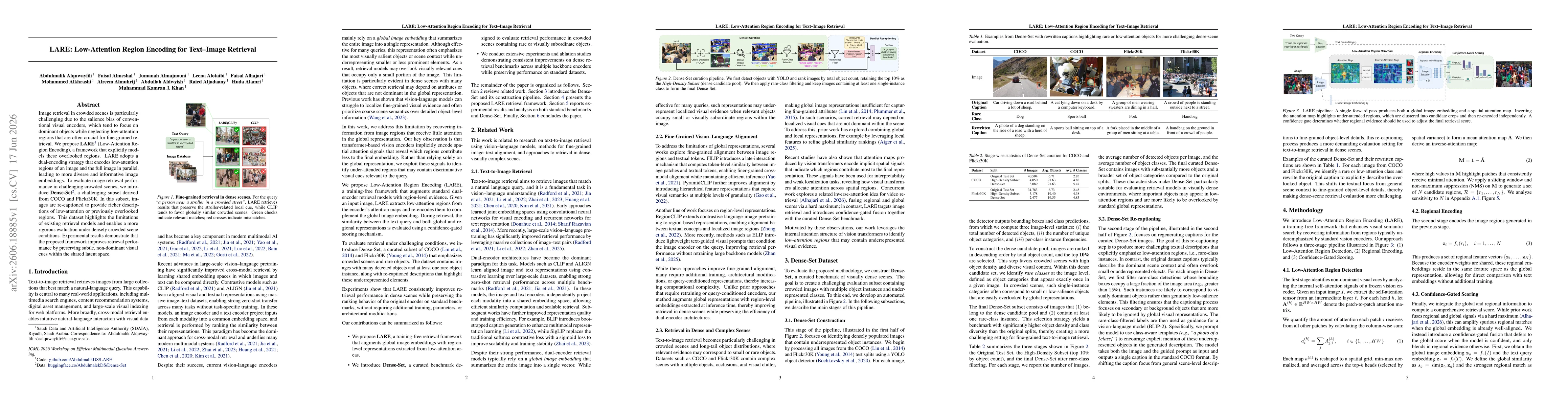 Thumbnail for LARE: Low-Attention Region Encoding for Text-Image Retrieval