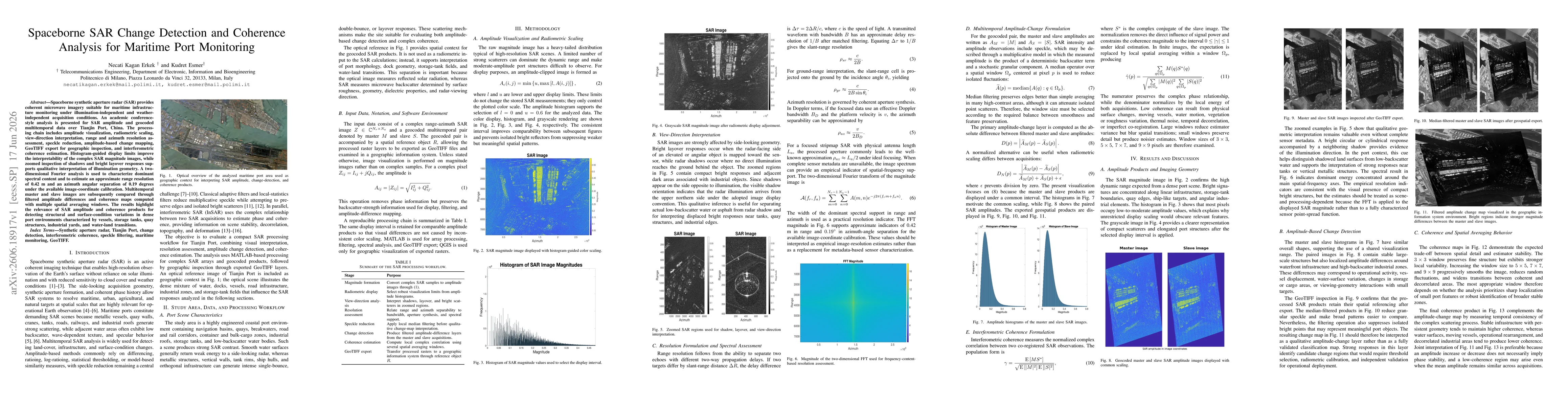 Thumbnail for Spaceborne SAR Change Detection and Coherence Analysis for Maritime Port Monitoring
