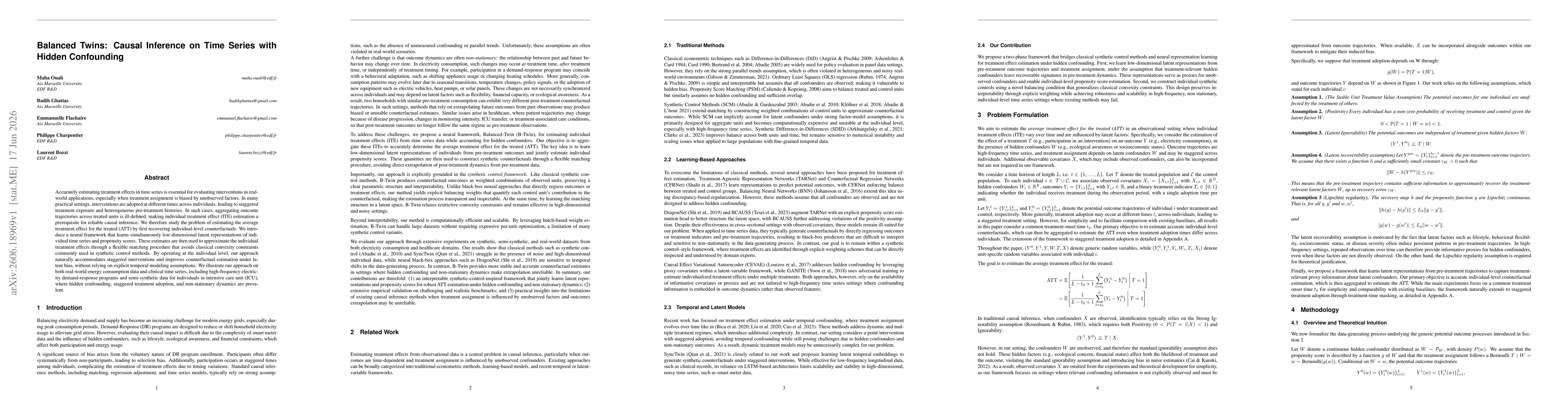 Thumbnail for Balanced Twins: Causal Inference on Time Series with Hidden Confounding