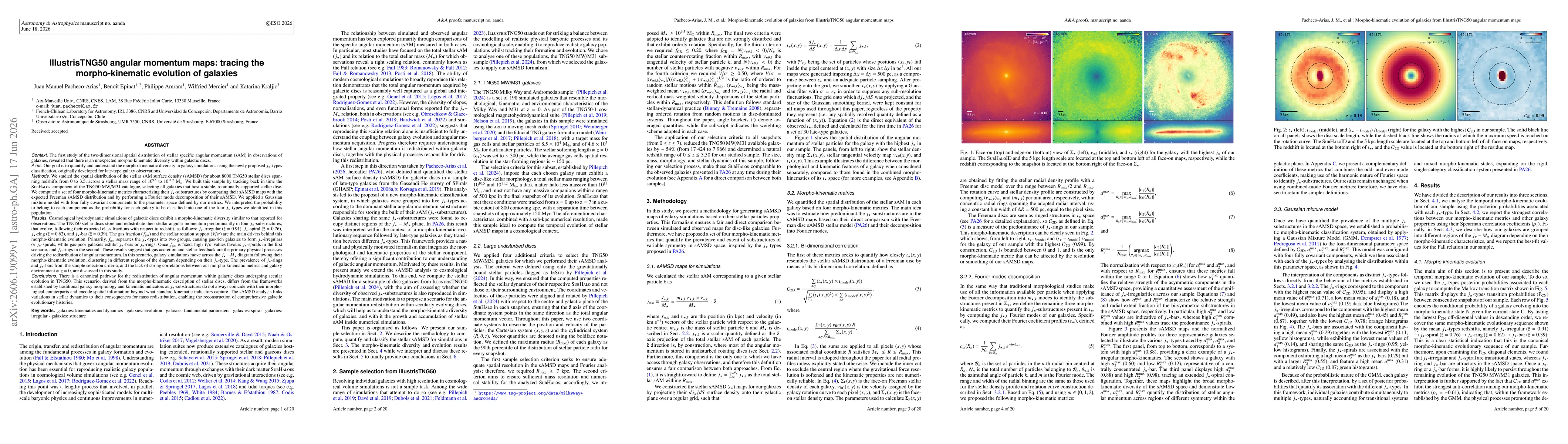 Thumbnail for IllustrisTNG50 angular momentum maps: tracing the morpho-kinematic evolution of galaxies