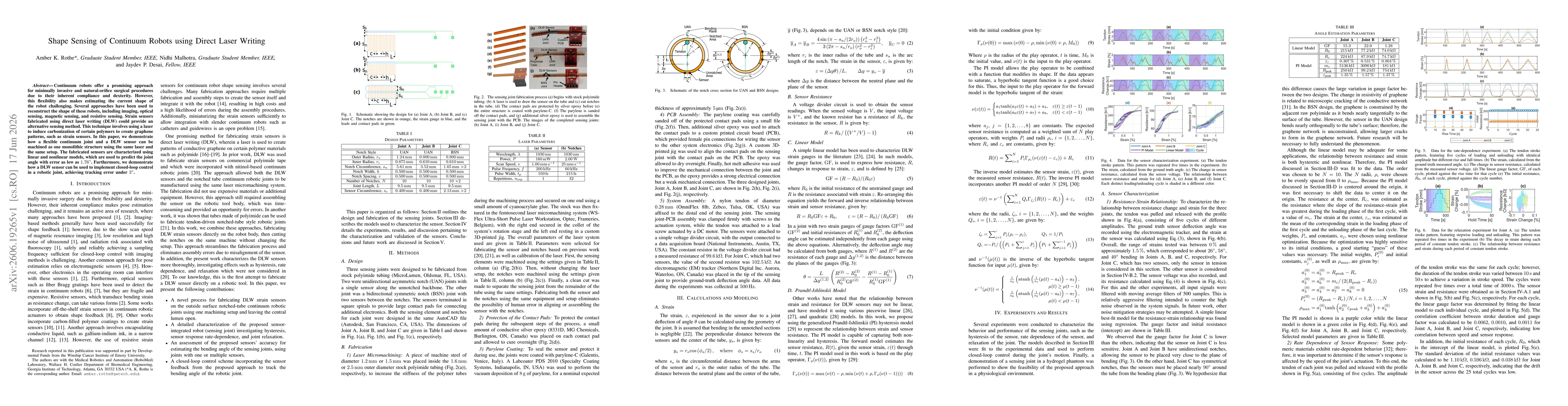 Thumbnail for Shape Sensing of Continuum Robots using Direct Laser Writing