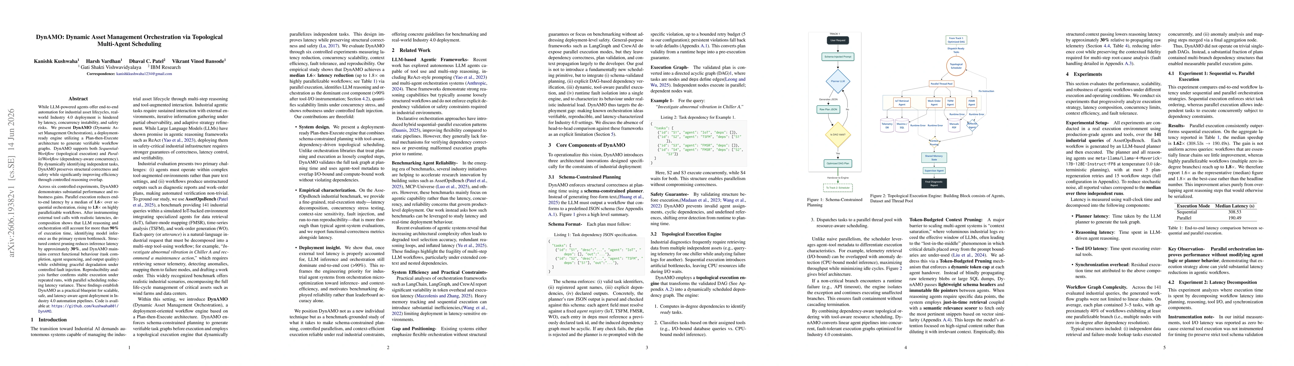 Thumbnail for DynAMO:Dynamic Asset Management Orchestration via Topological Multi-Agent Scheduling