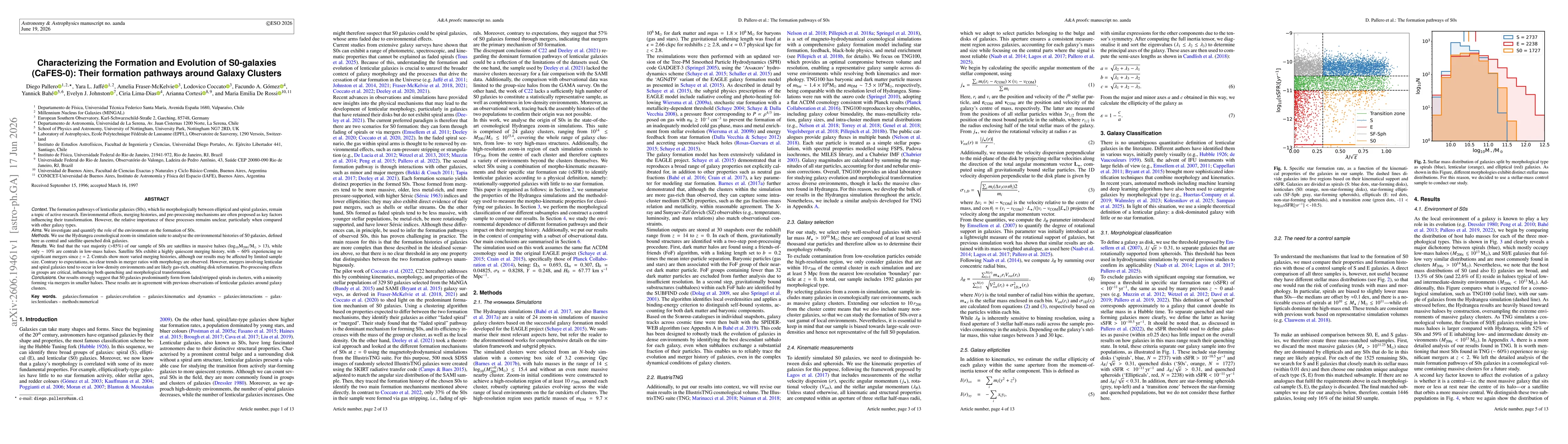 Thumbnail for Characterizing the Formation and Evolution of S0-galaxies (CaFES-0): Their formation pathways around Galaxy Clusters
