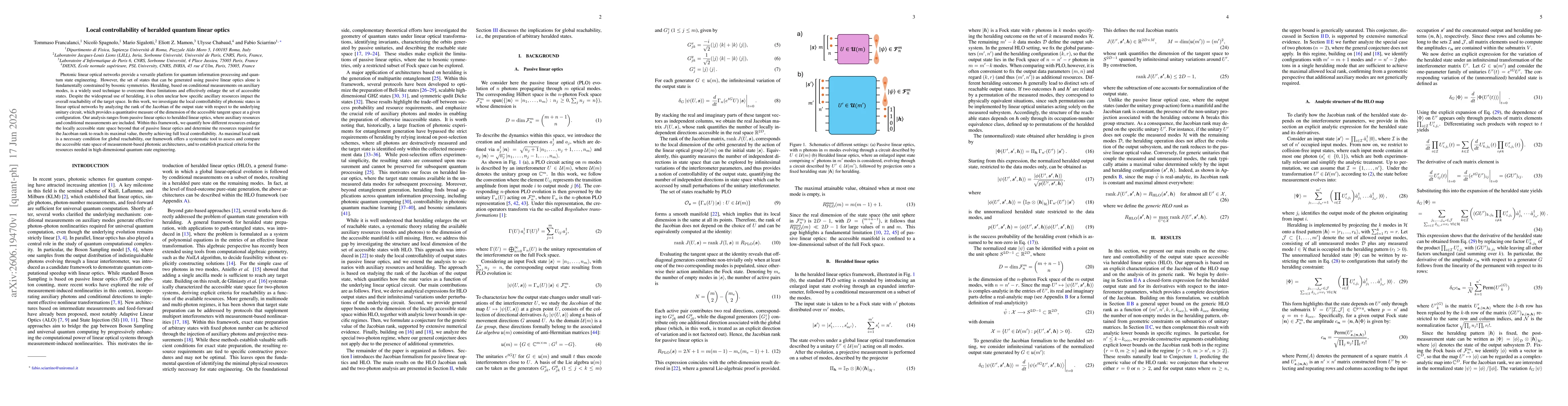 Thumbnail for Local controllability of heralded quantum linear optics