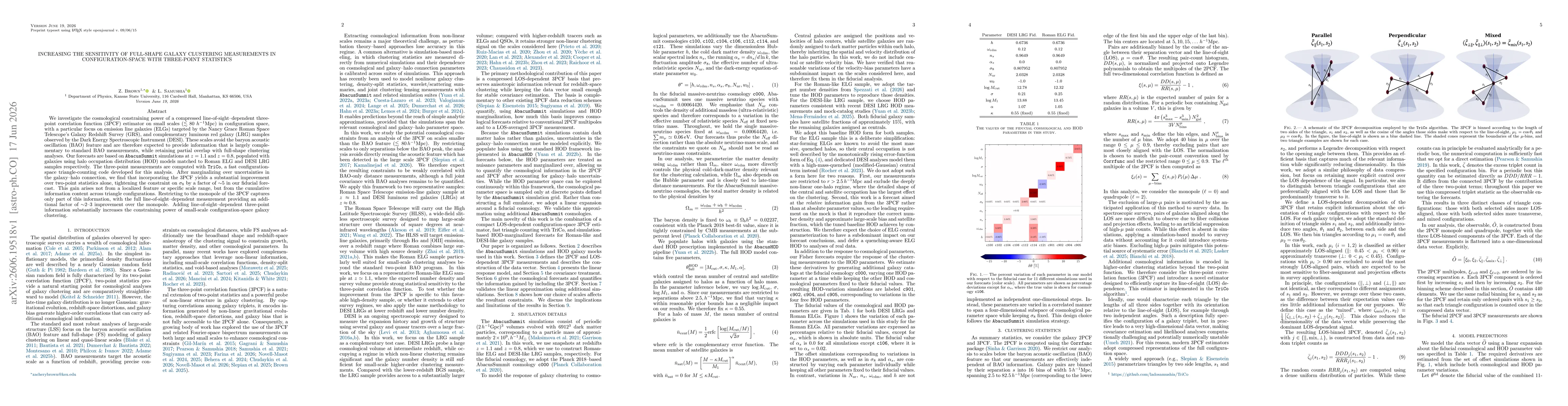 Thumbnail for Increasing the sensitivity of full-shape galaxy clustering measurements in configuration-space with three-point statistics