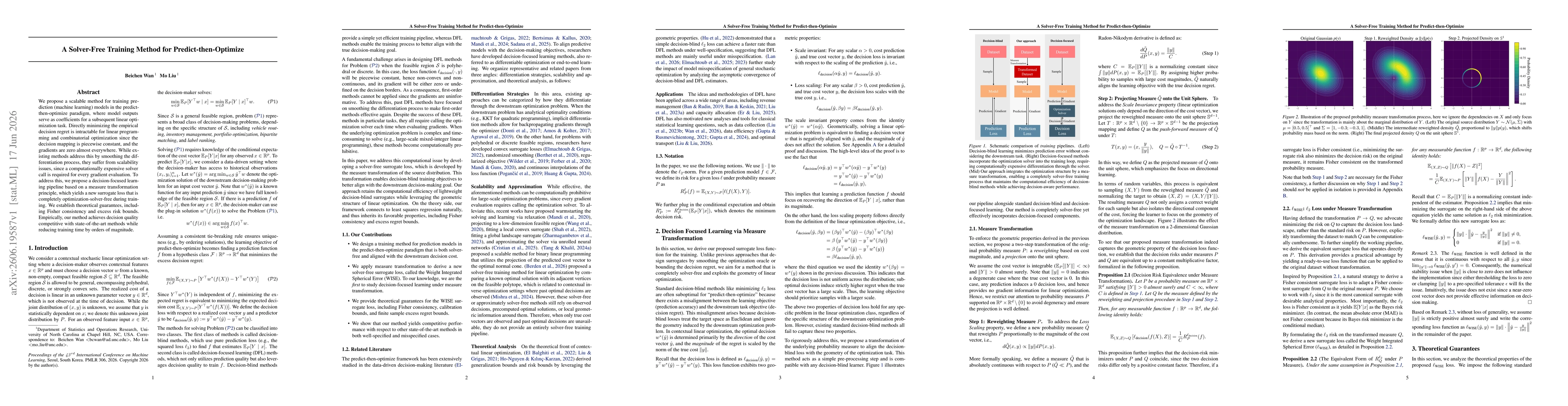 Thumbnail for A Solver-Free Training Method for Predict-then-Optimize