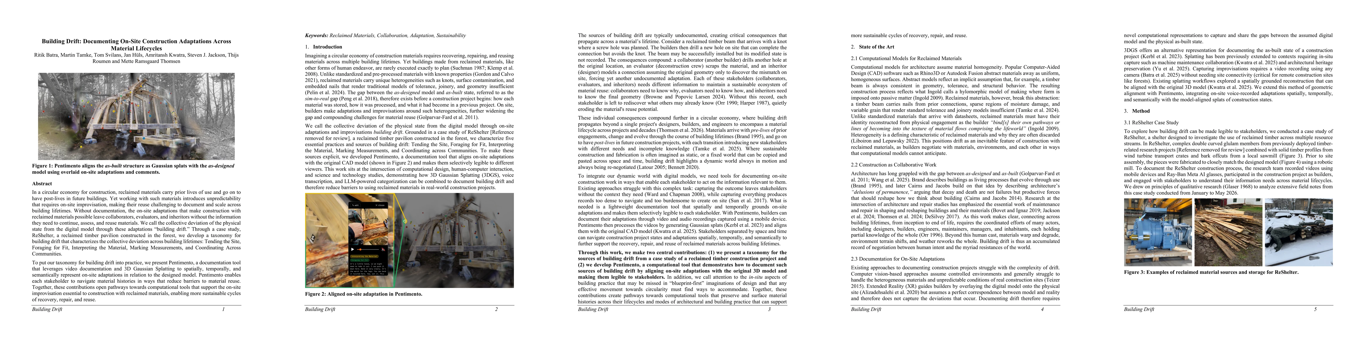 Thumbnail for Building Drift: Documenting On-Site Construction Adaptations Across Material Lifecycles