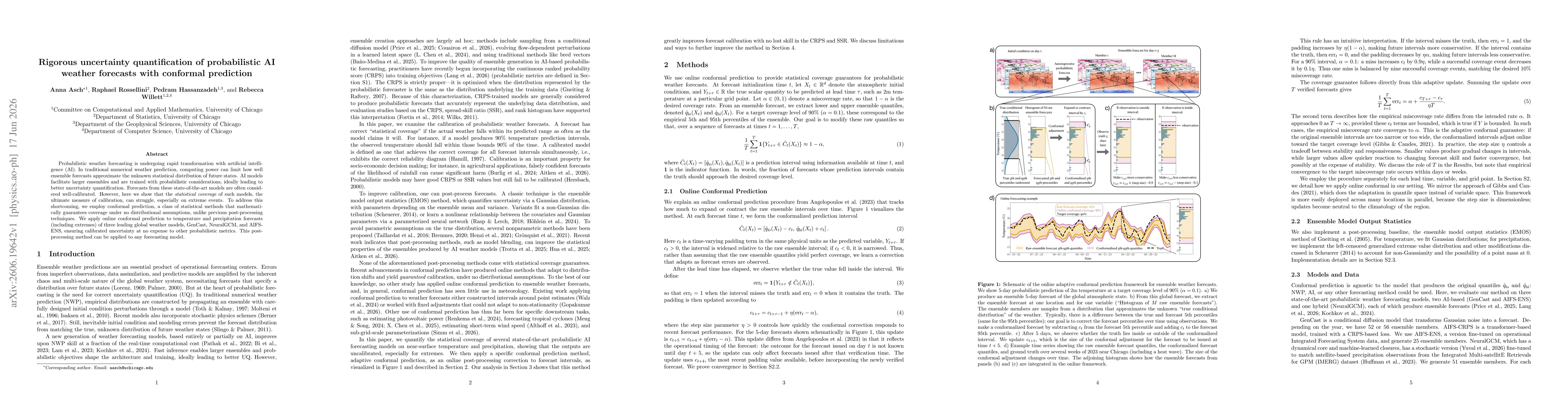 Thumbnail for Rigorous uncertainty quantification of probabilistic AI weather forecasts with conformal prediction