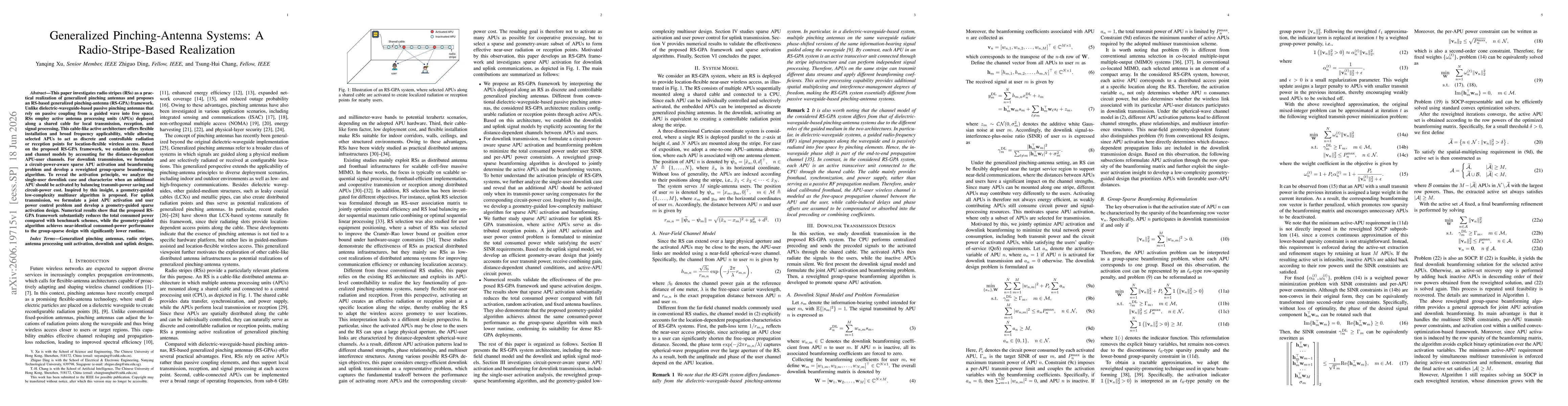 Thumbnail for Generalized Pinching-Antenna Systems: A Radio-Stripe-Based Realization