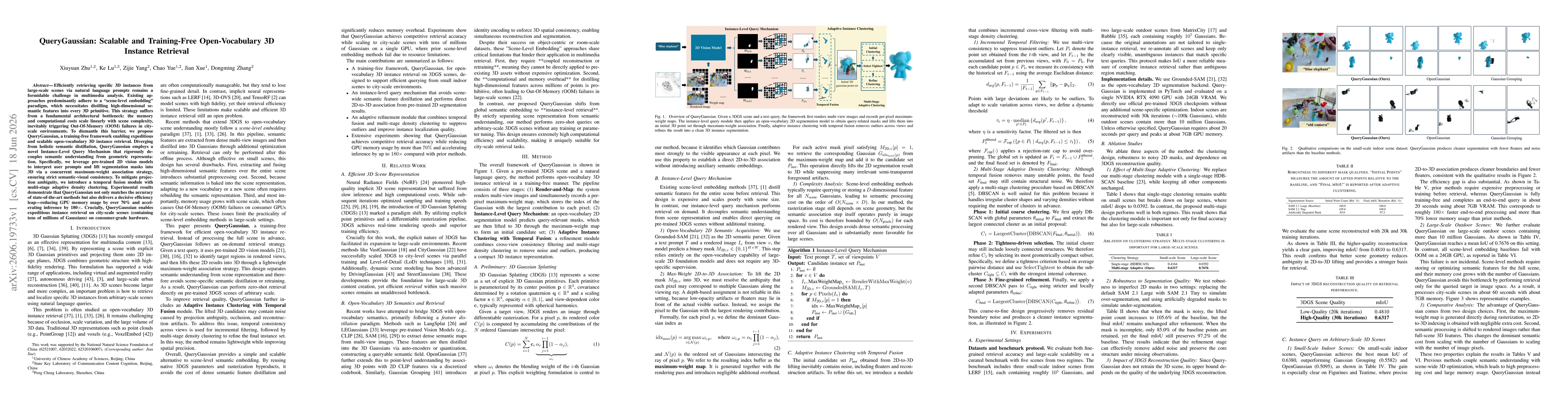 Thumbnail for QueryGaussian: Scalable and Training-Free Open-Vocabulary 3D Instance Retrieval