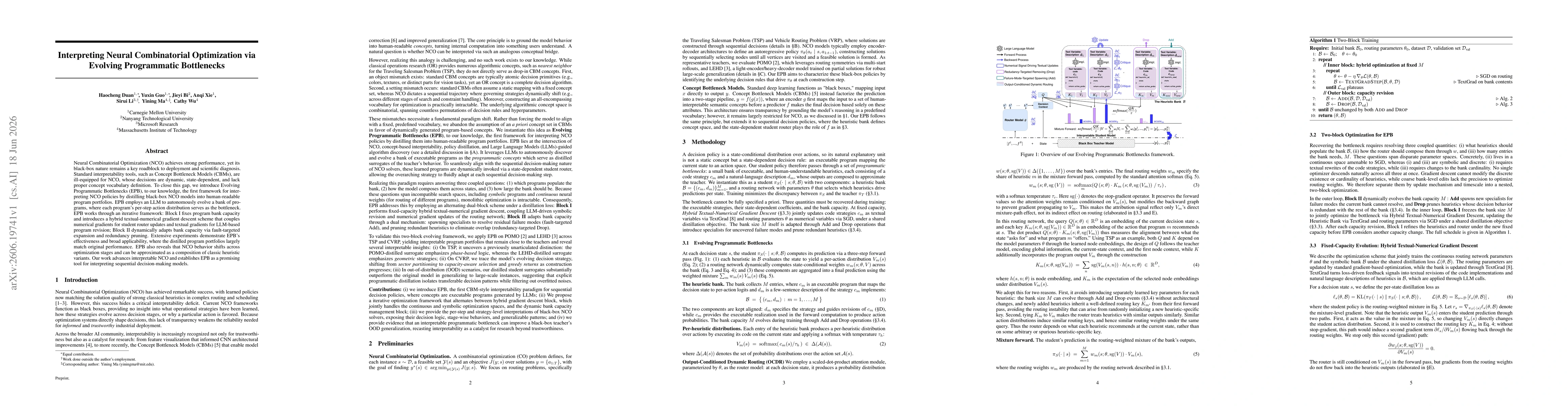 Thumbnail for Interpreting Neural Combinatorial Optimization via Evolving Programmatic Bottlenecks