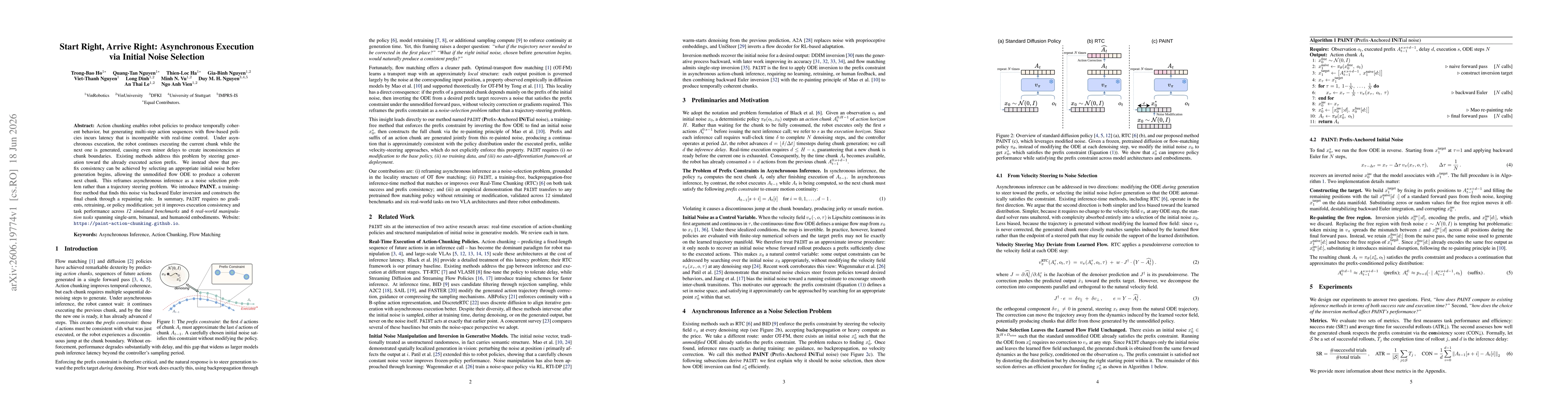 Thumbnail for Start Right, Arrive Right: Asynchronous Execution via Initial Noise Selection