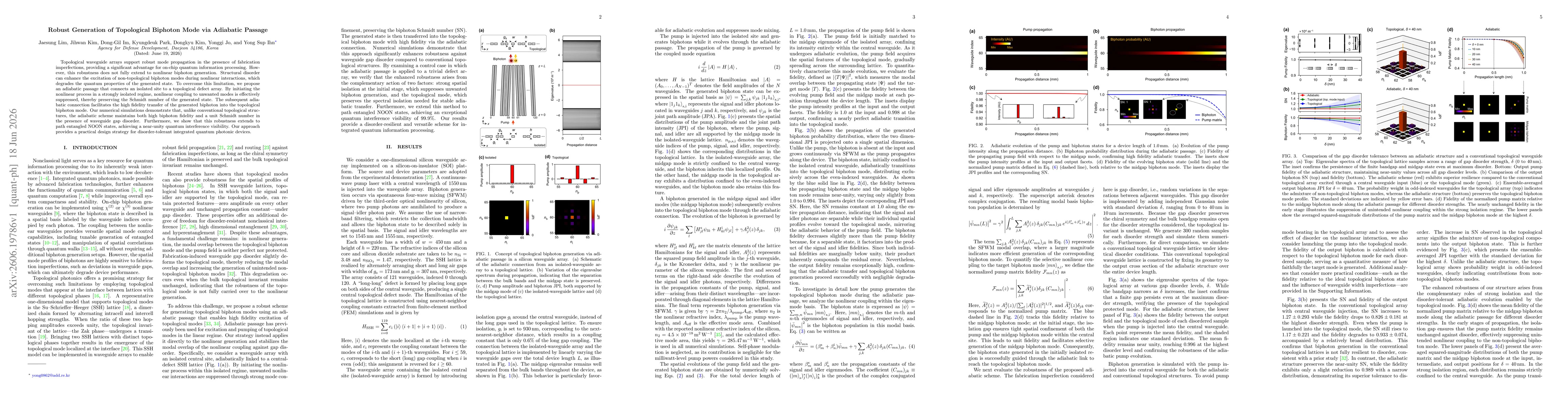 Thumbnail for Robust Generation of Topological Biphoton Mode via Adiabatic Passage