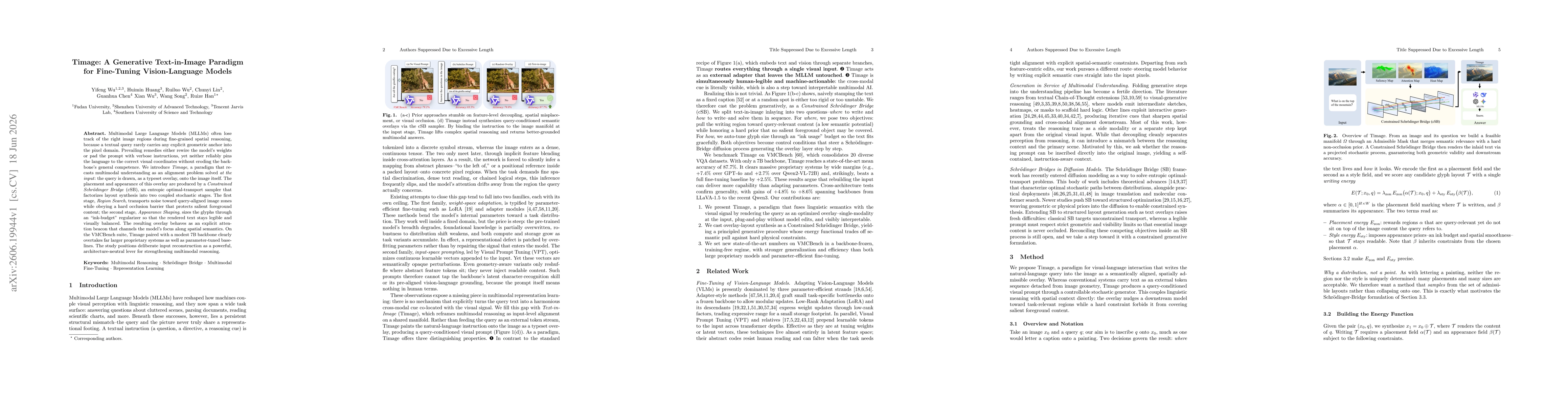 Thumbnail for Timage: A Generative Text-in-Image Paradigm for Fine-Tuning Vision-Language Models