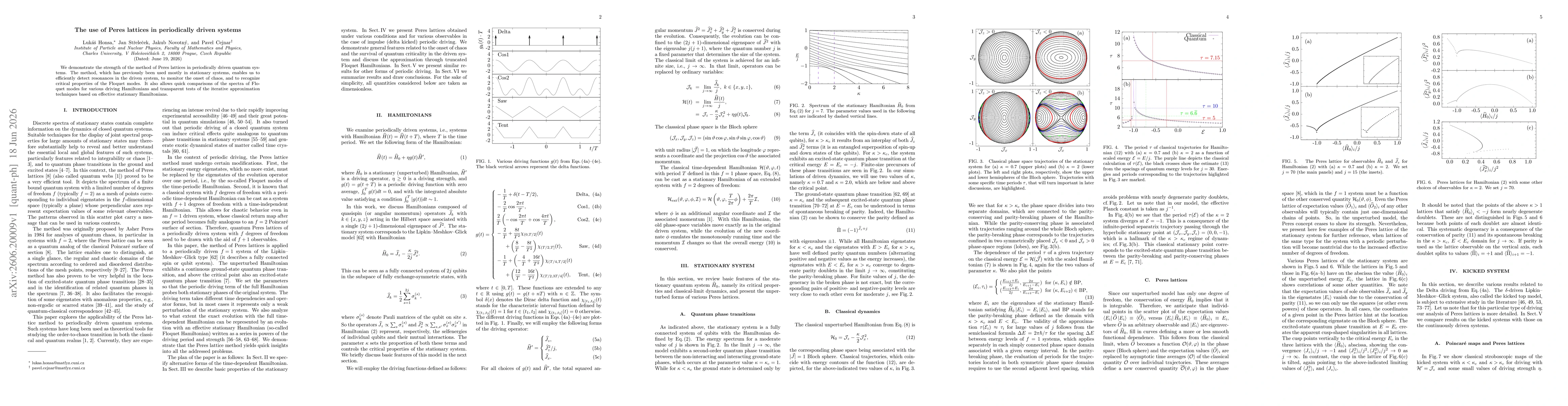 Thumbnail for The use of Peres lattices in periodically driven systems