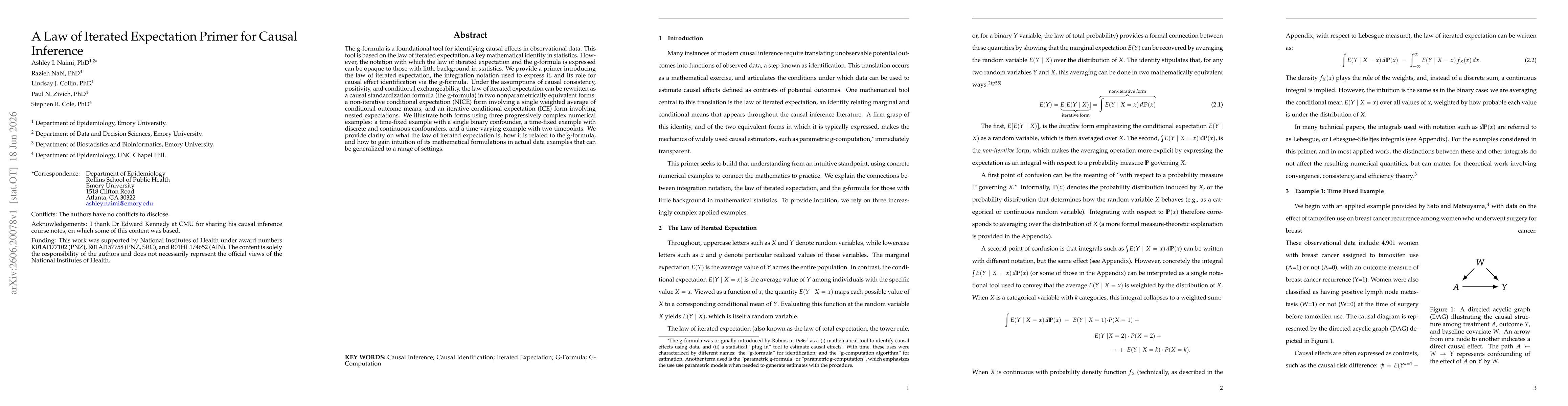 Thumbnail for A Law of Iterated Expectation Primer for Causal Inference
