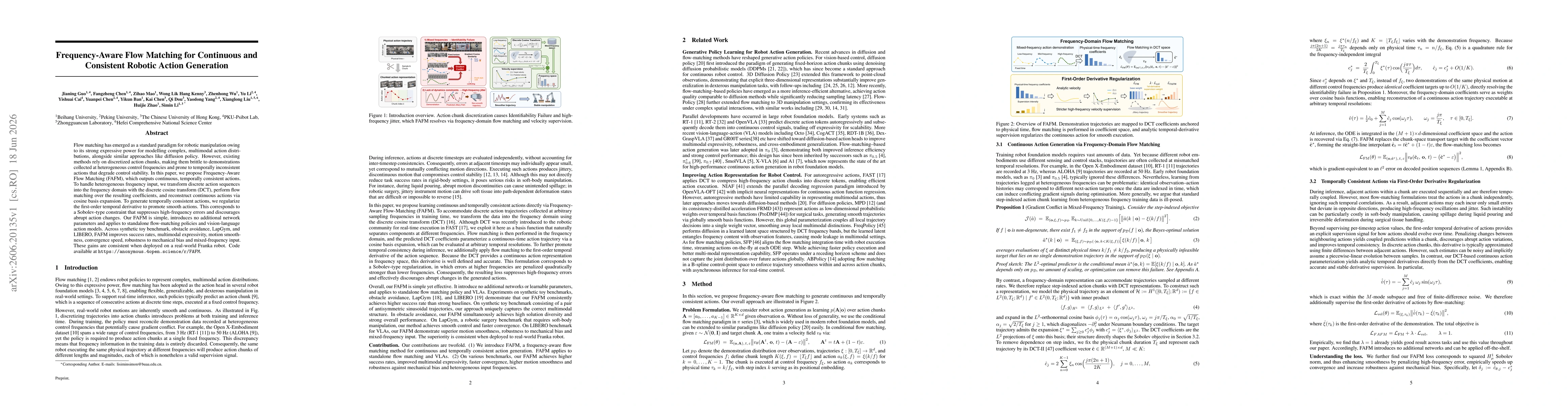 Thumbnail for Frequency-Aware Flow Matching for Continuous and Consistent Robotic Action Generation