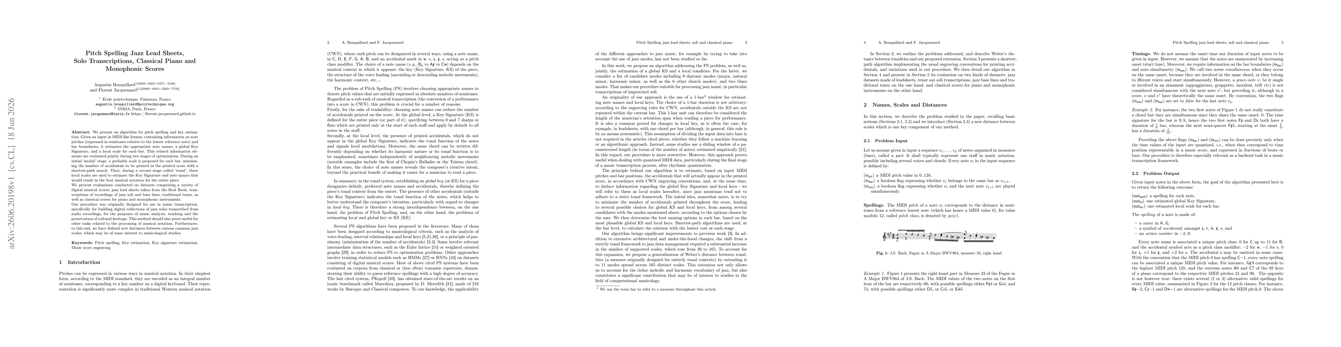 Thumbnail for Pitch Spelling Jazz Lead Sheets, Solo Transcriptions, Classical Piano and Monophonic Scores
