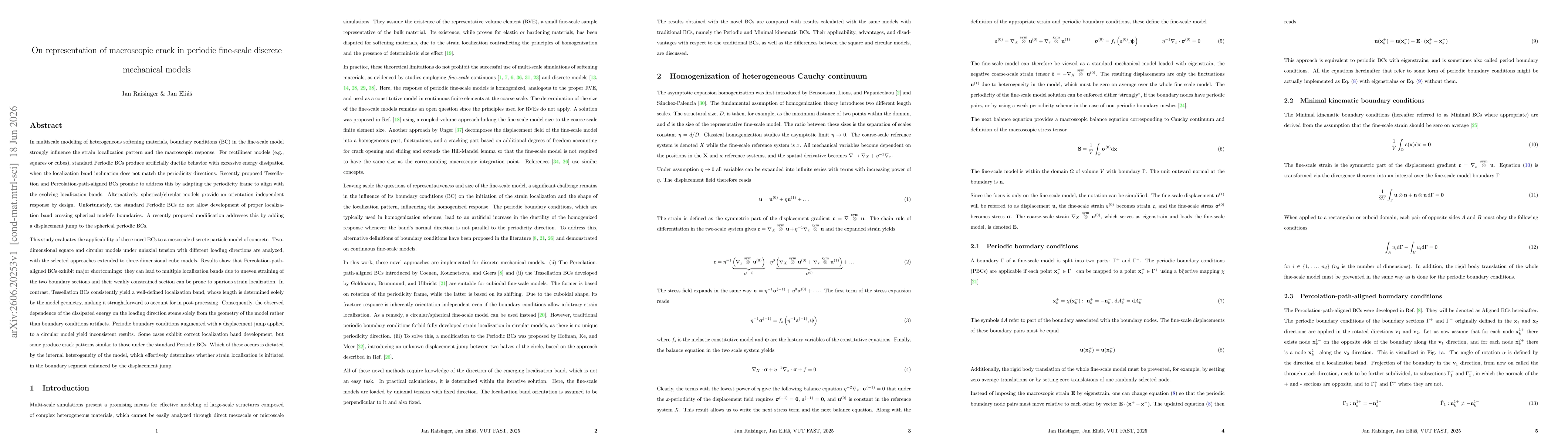 Thumbnail for On representation of macroscopic crack in periodic fine-scale discrete mechanical models