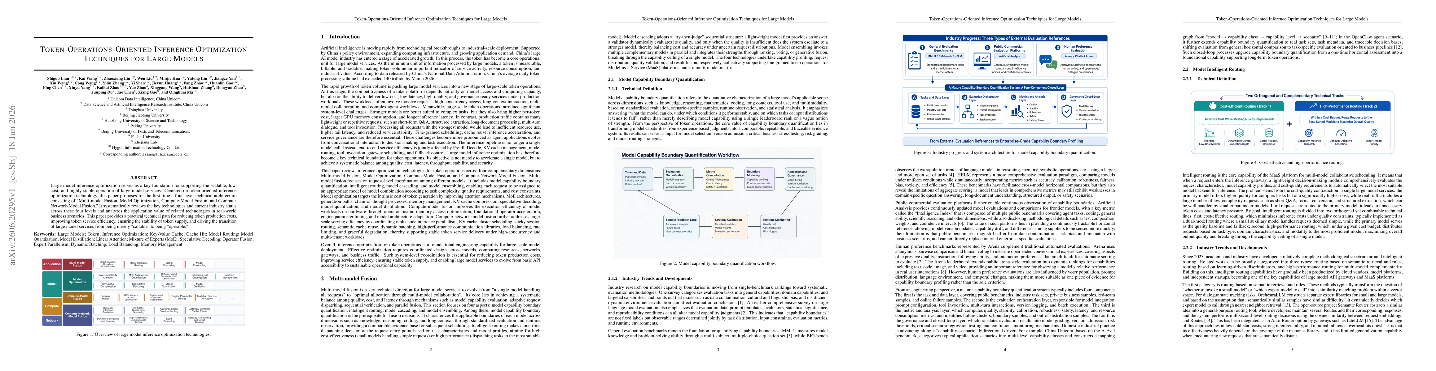 Thumbnail for Token-Operations-Oriented Inference Optimization Techniques for Large Models