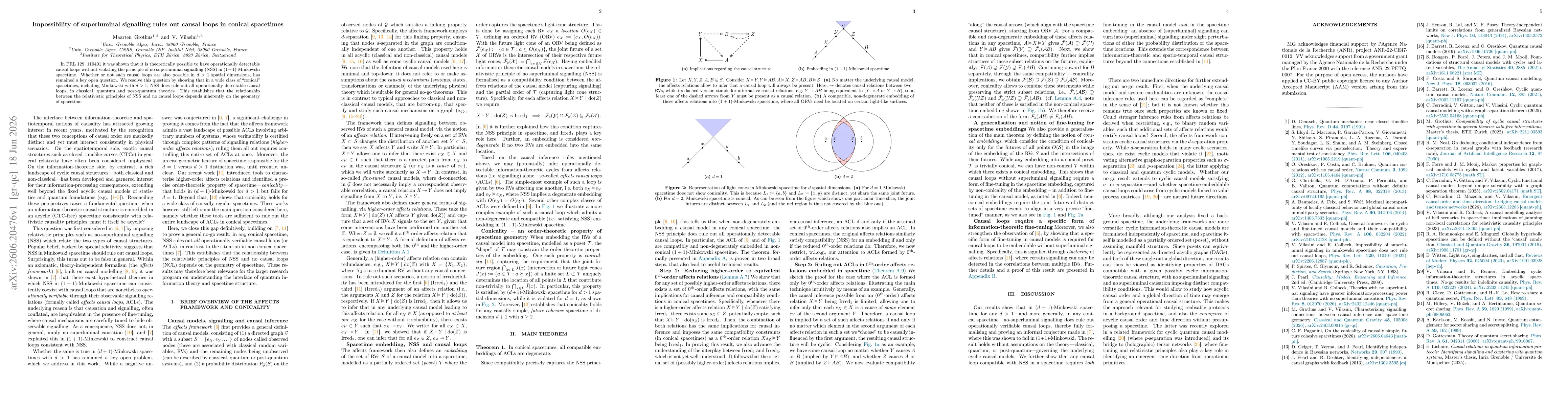 Thumbnail for Impossibility of superluminal signalling rules out causal loops in conical spacetimes