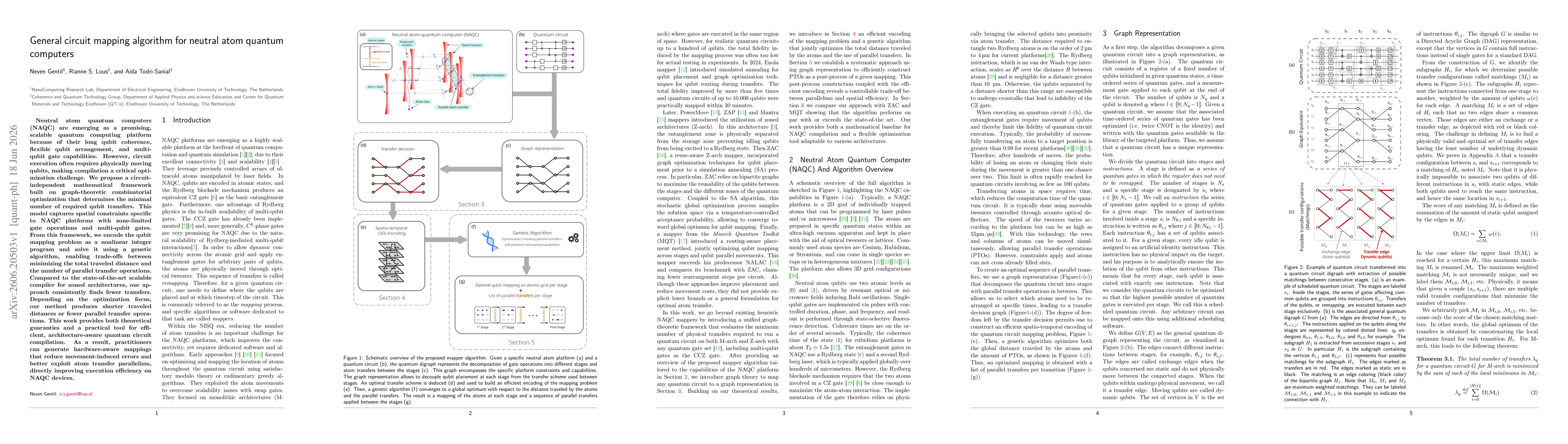 Thumbnail for General circuit mapping algorithm for neutral atom quantum computers