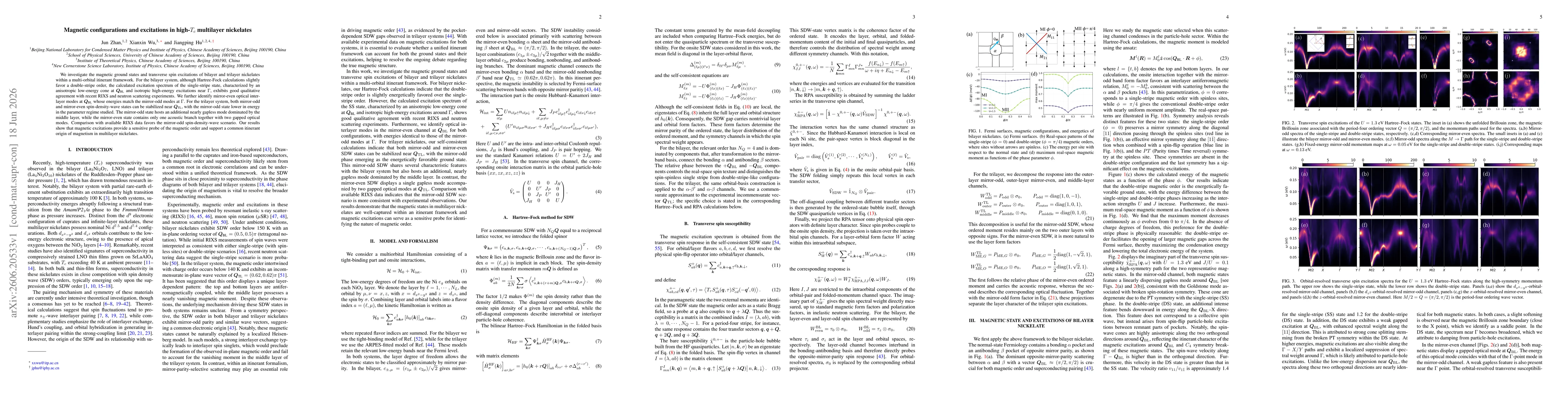 Thumbnail for Magnetic configurations and excitations in high-$T_{c}$ multilayer nickelates