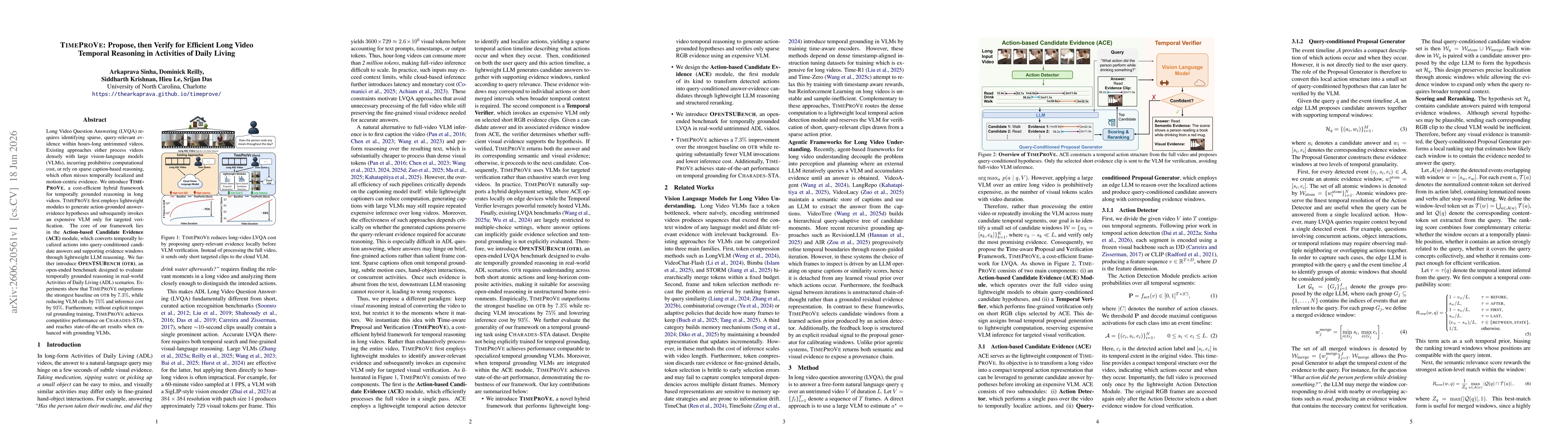 Thumbnail for TimeProVe: Propose, then Verify for Efficient Long Video Temporal Reasoning in Activities of Daily Living
