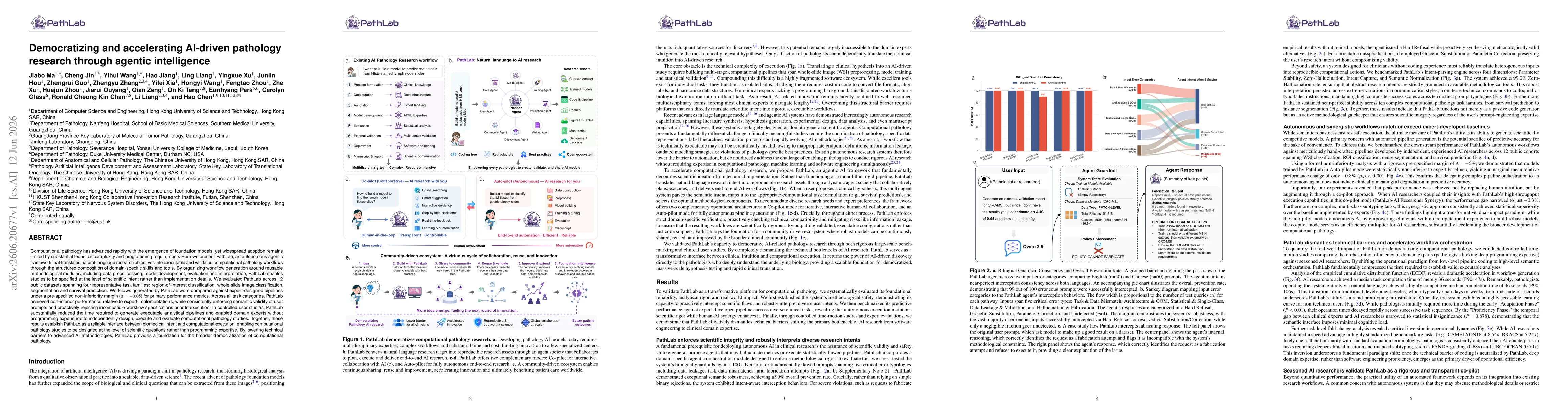 Thumbnail for Democratizing and accelerating AI-driven pathology research through agentic intelligence