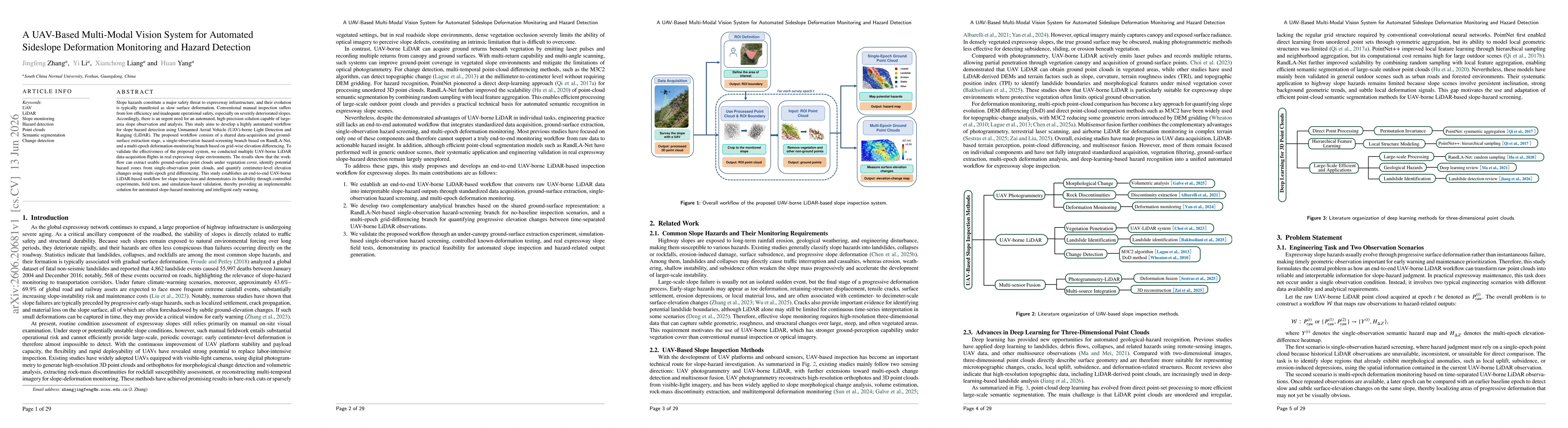 Thumbnail for A UAV-Based Multi-Modal Vision System for Automated Sideslope Deformation Monitoring and Hazard Detection