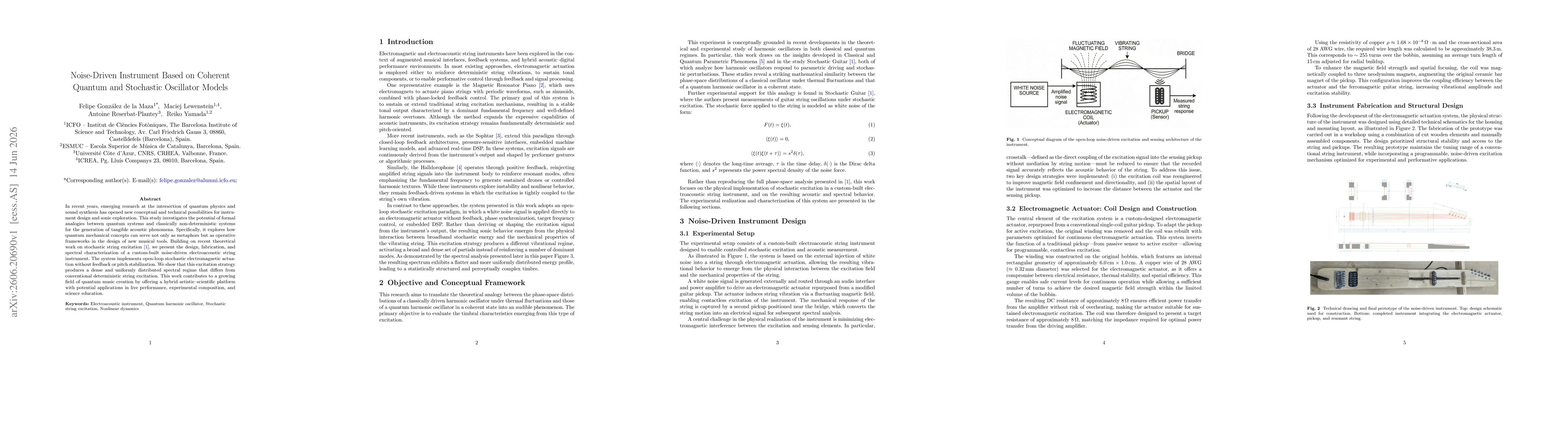 Thumbnail for Noise-Driven Instrument Based on Coherent Quantum and Stochastic Oscillator Models