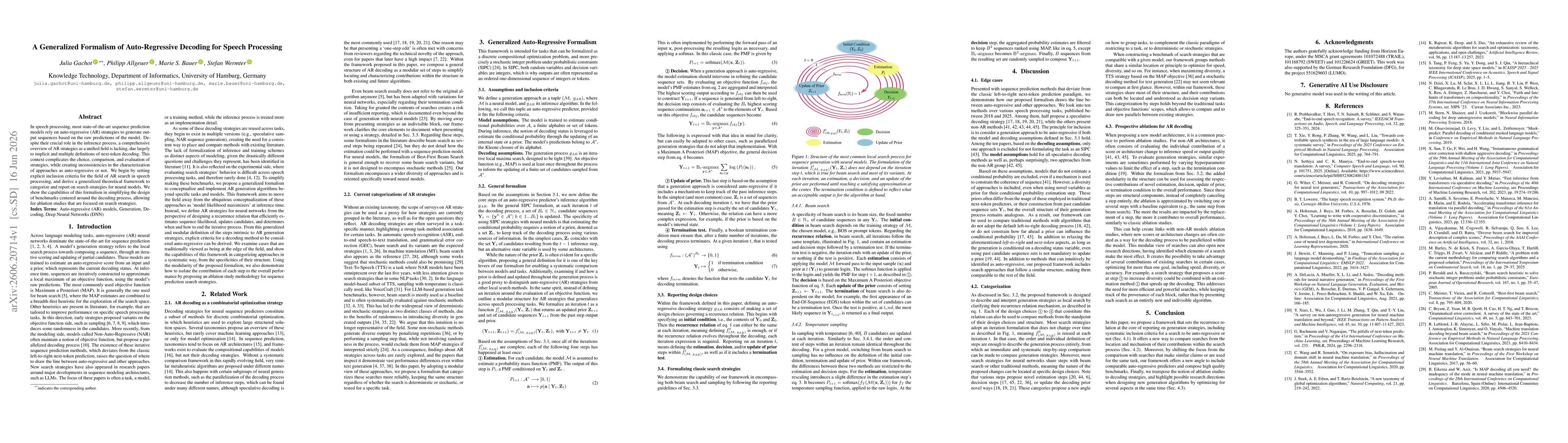Thumbnail for A Generalized Formalism of Auto-Regressive Decoding for Speech Processing