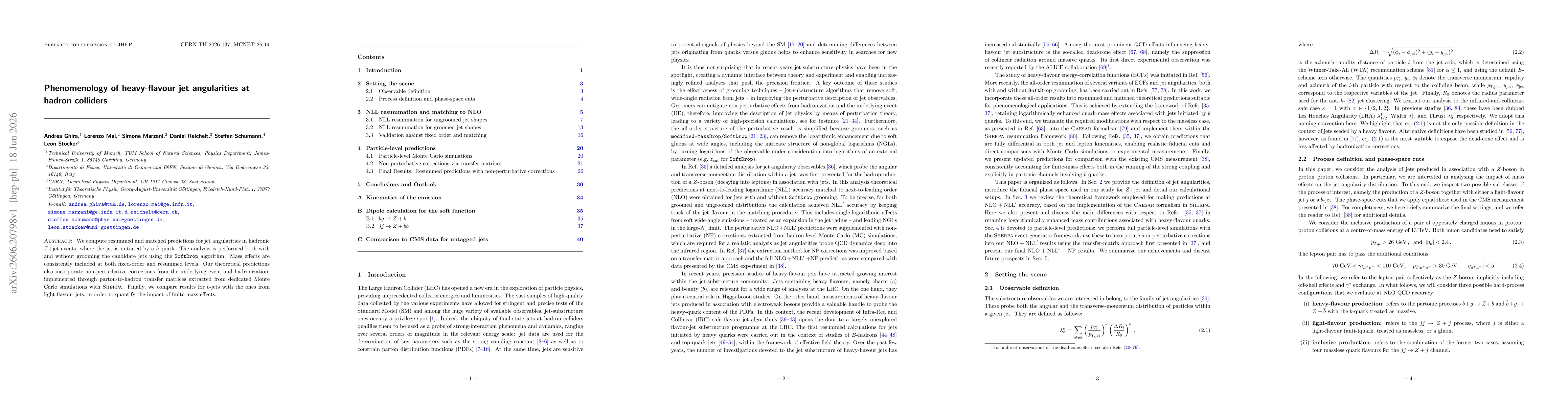 Thumbnail for Phenomenology of heavy-flavour jet angularities at hadron colliders