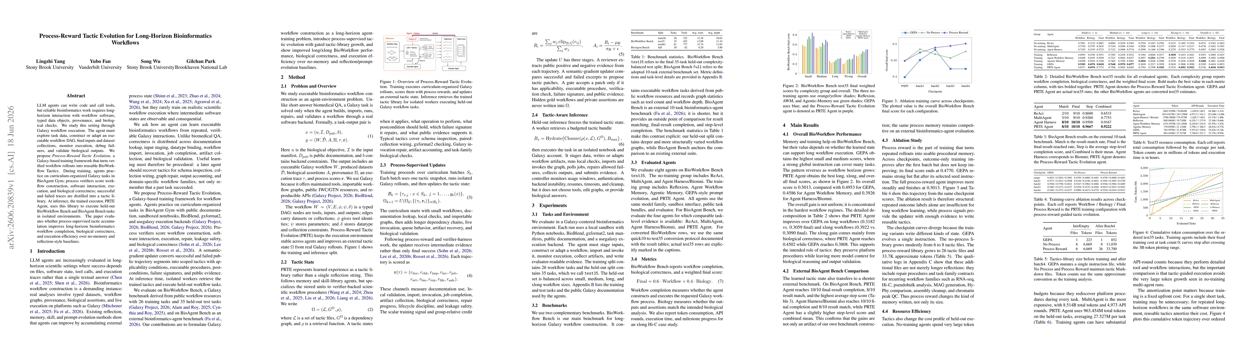Thumbnail for Process-Reward Tactic Evolution for Long-Horizon Bioinformatics Workflows