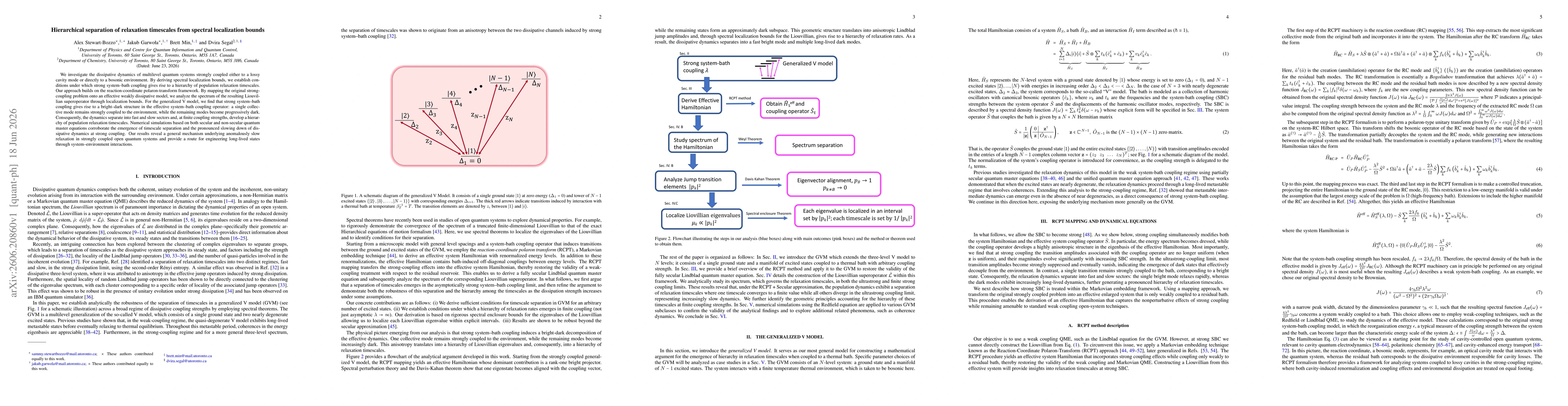 Thumbnail for Hierarchical separation of relaxation timescales from spectral localization bounds