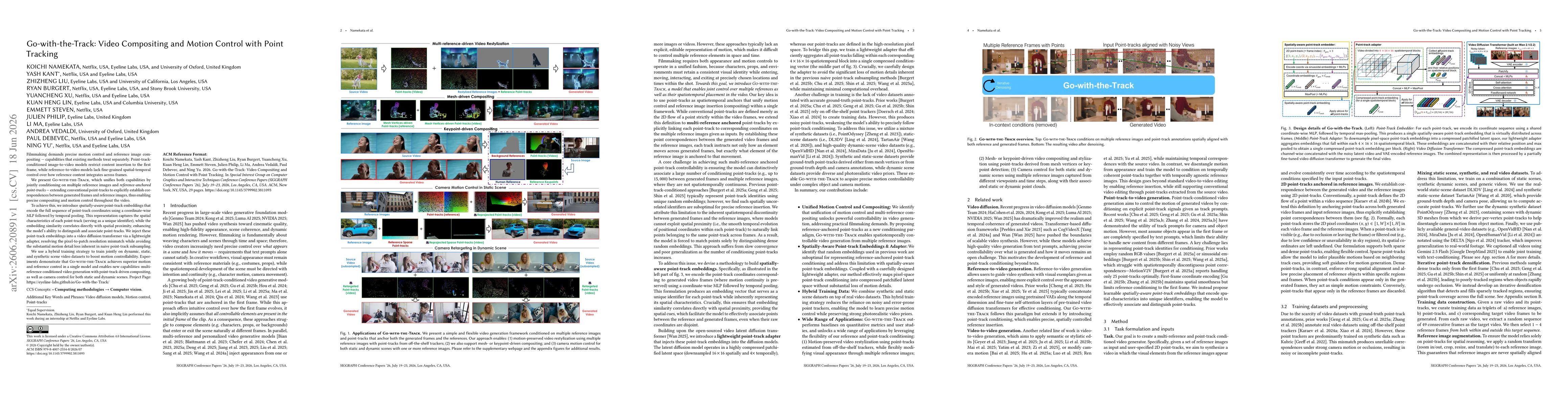 Thumbnail for Go-with-the-Track: Video Compositing and Motion Control with Point Tracking