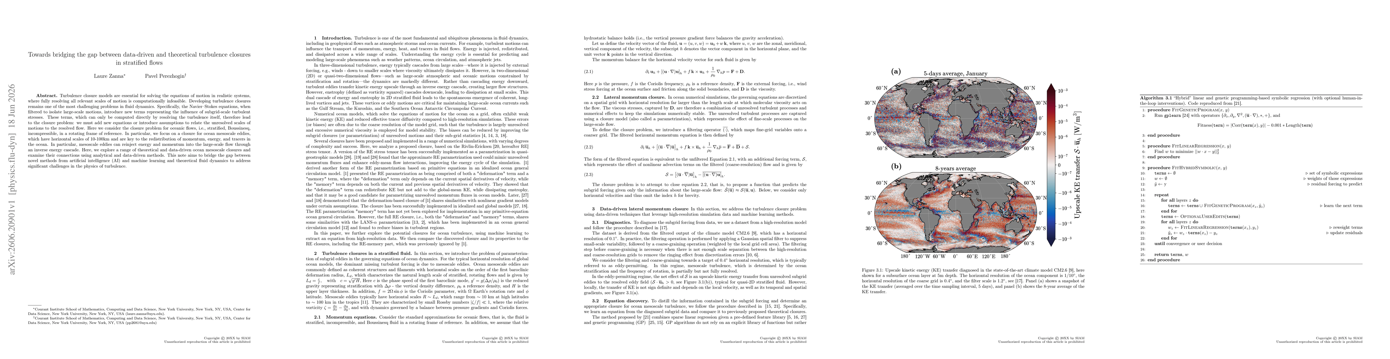 Thumbnail for Towards bridging the gap between data-driven and theoretical turbulence closures in stratified flows