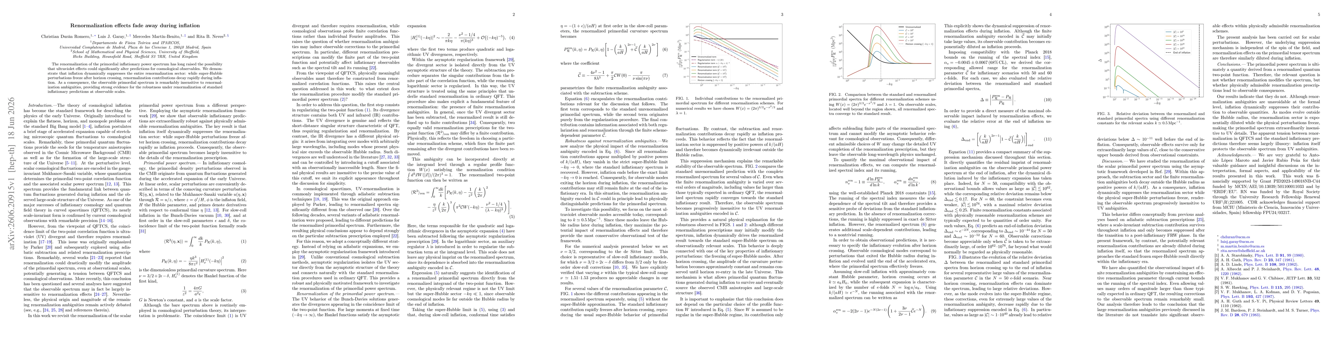 Thumbnail for Renormalization effects fade away during inflation