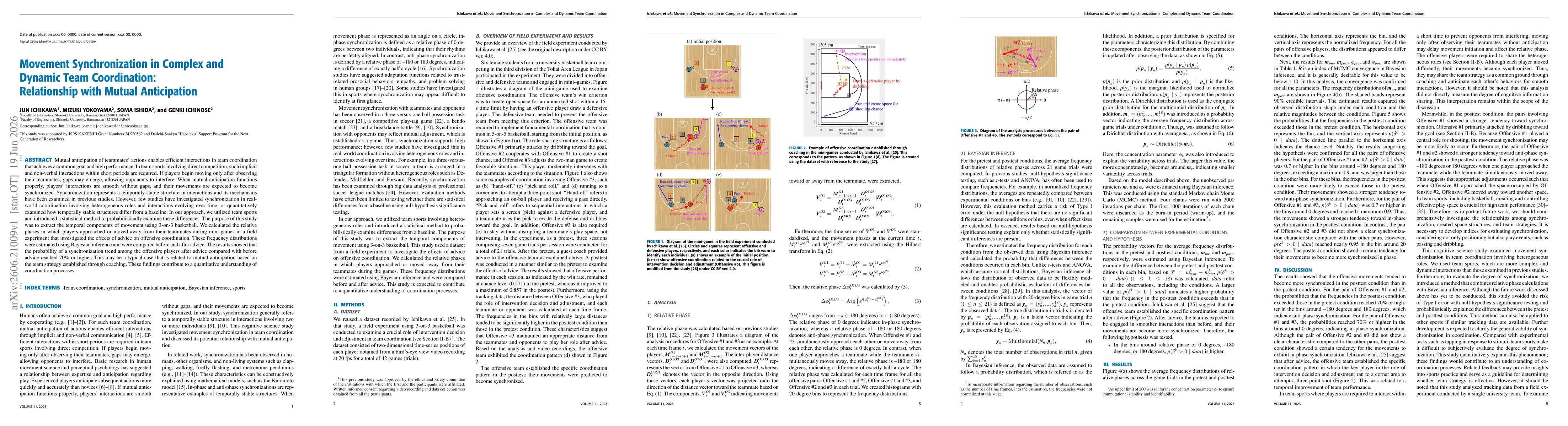 Thumbnail for Movement synchronization in complex and dynamic team coordination: Relationship with mutual anticipation