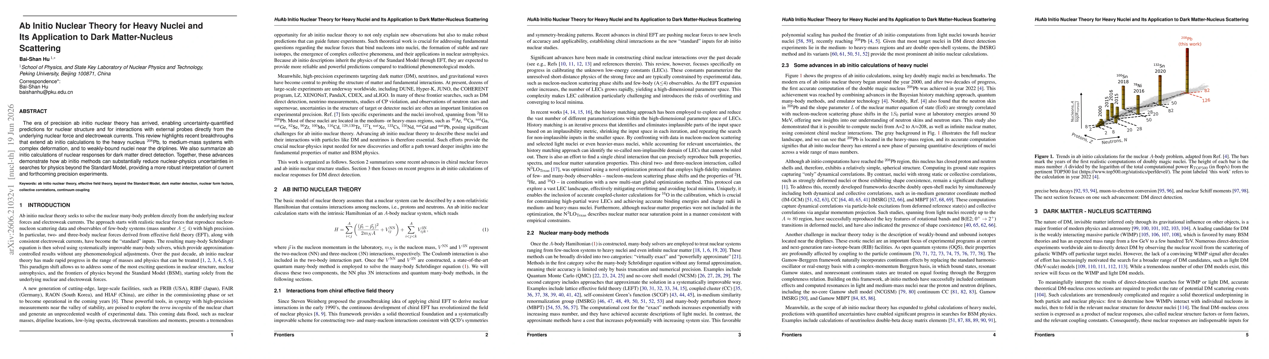 Thumbnail for Ab Initio Nuclear Theory for Heavy Nuclei and Its Application to Dark Matter-Nucleus Scattering