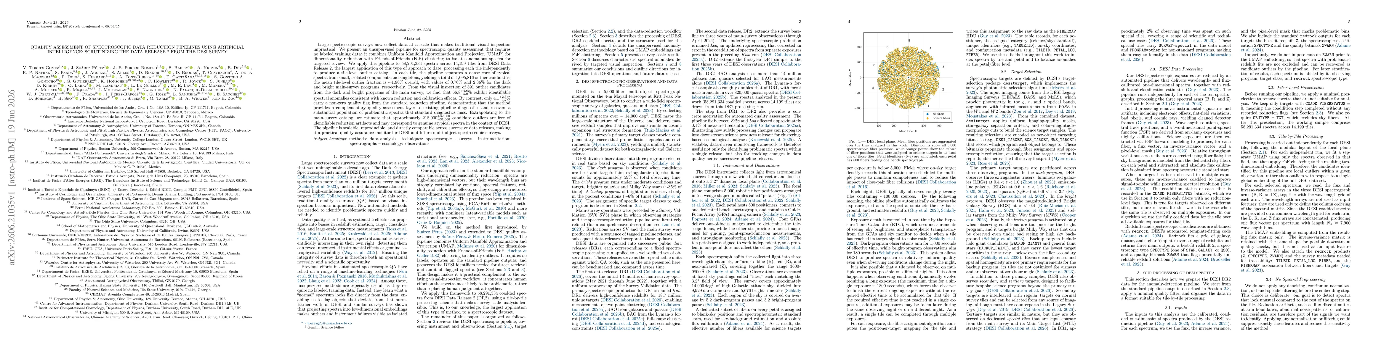 Thumbnail for Quality Assessment of Spectroscopic Data Reduction Pipelines Using Artificial Intelligence: Scrutinizing Data Release 2 from the DESI Survey