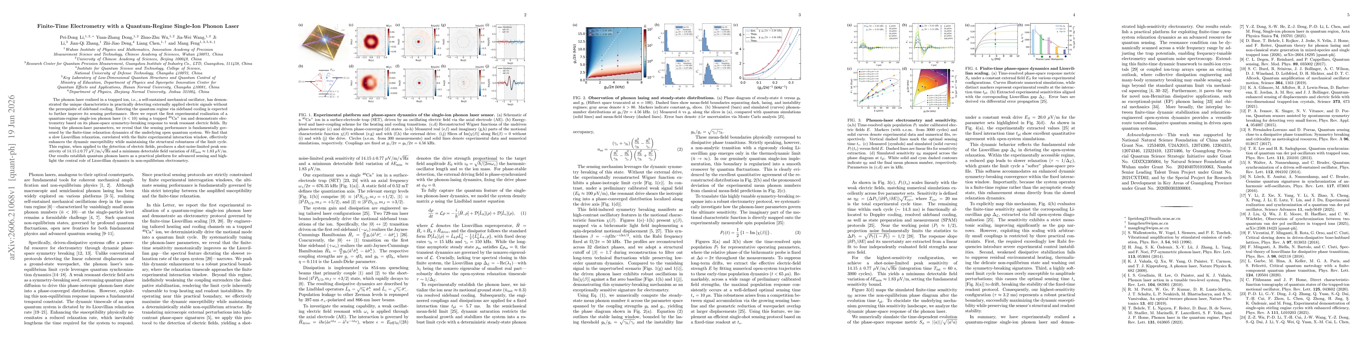 Thumbnail for Finite-Time Electrometry with a Quantum-Regime Single-Ion Phonon Laser