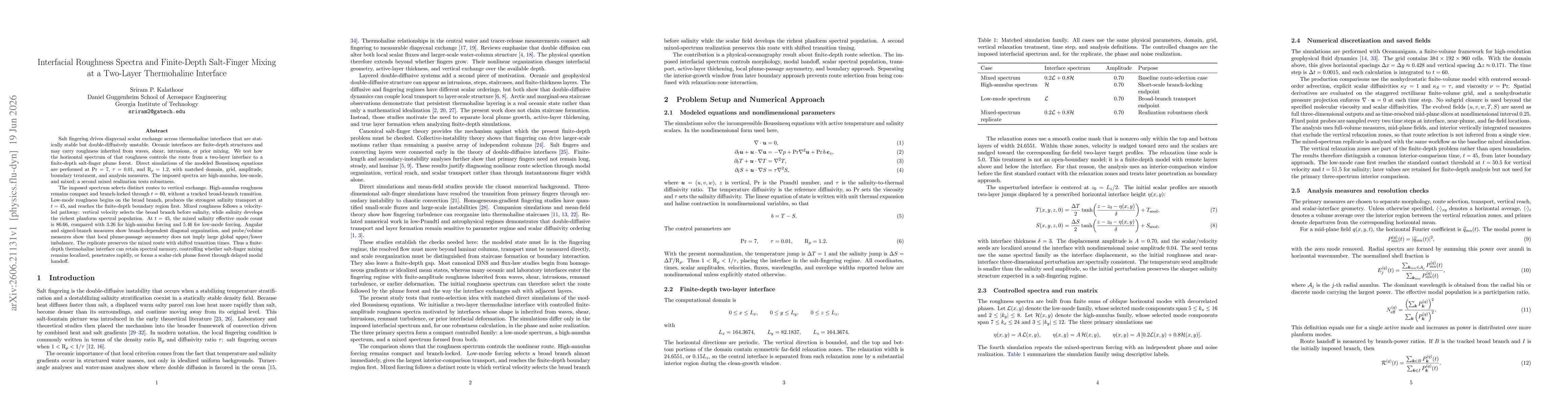 Thumbnail for Interfacial Roughness Spectra and Finite-Depth Salt-Finger Mixing at a Two-Layer Thermohaline Interface