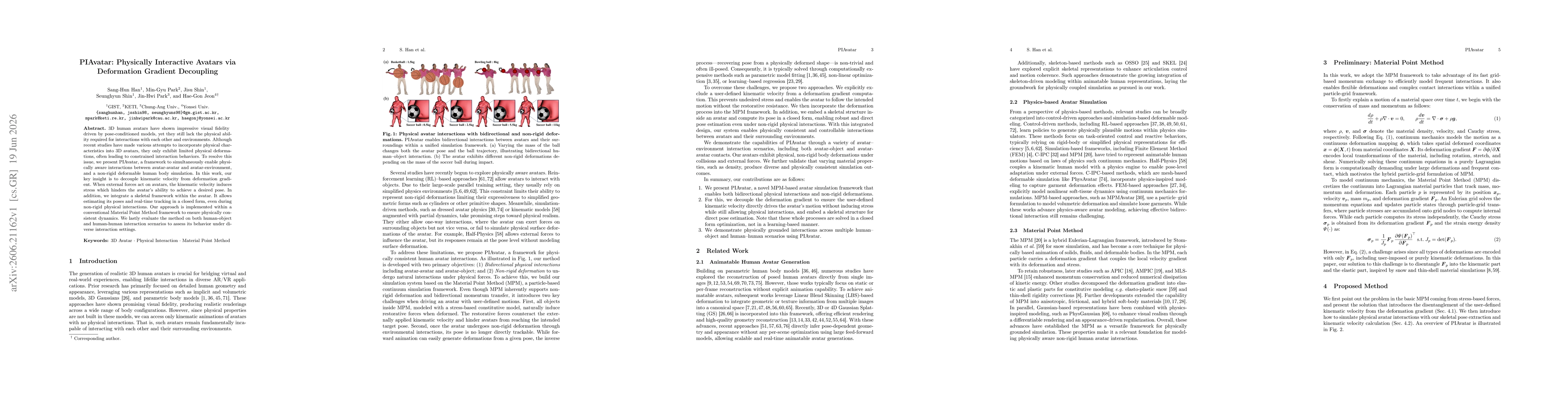 Thumbnail for PIAvatar: Physically Interactive Avatars via Deformation Gradient Decoupling