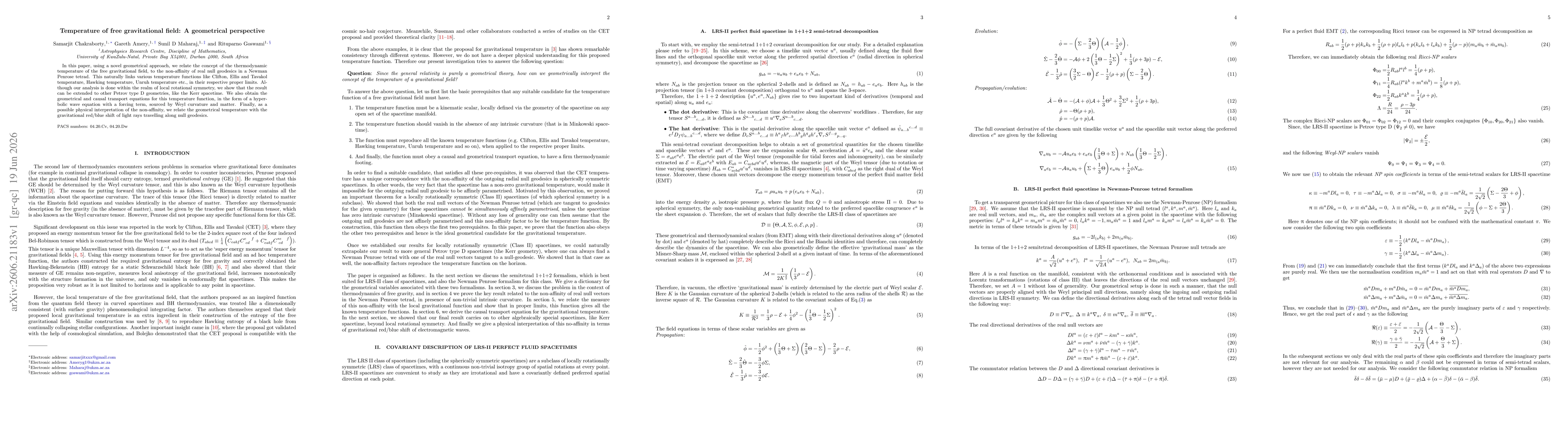 Thumbnail for Temperature of free gravitational field: A geometrical perspective